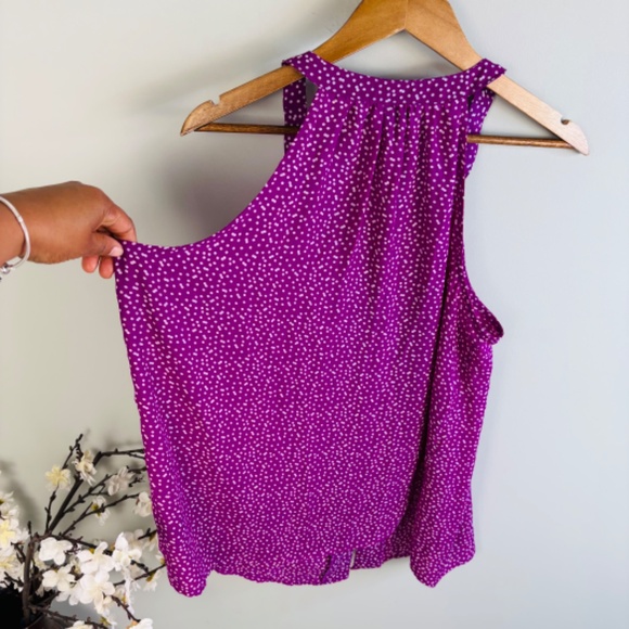 Torrid Polka Dot Chiffon Georgette Tank Size 0X - Picture 5 of 5